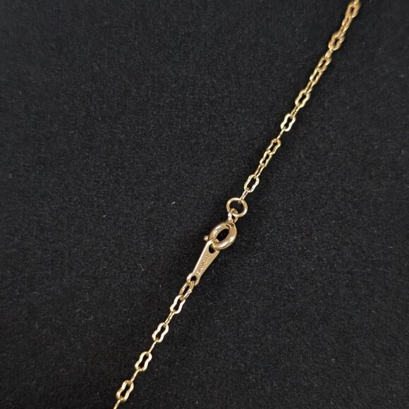 V. Avon Textured Link Dangling Accent Necklace - Picture 4 of 5